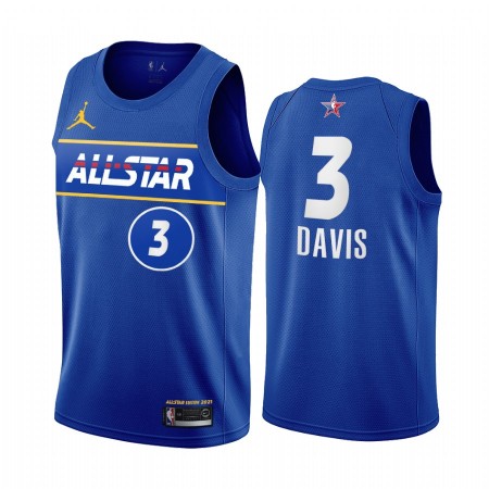 Dres Los Angeles Lakers Anthony Davis 3 2021 All-Star Jordan Brand Plava Swingman